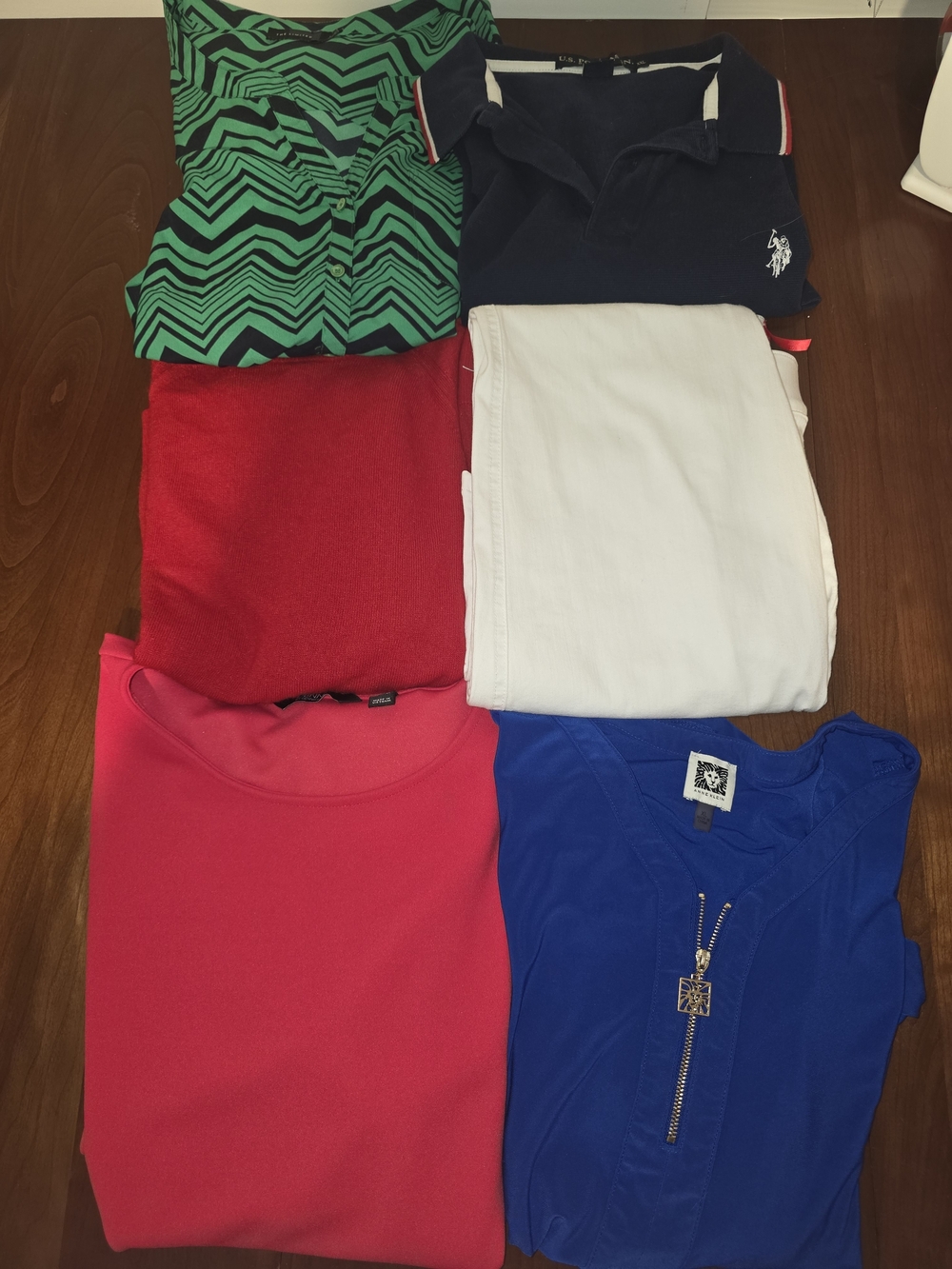 Mystery Bundle of Clothes, Size Large to 2X, 5 Pieces in each Bundle, All EUC